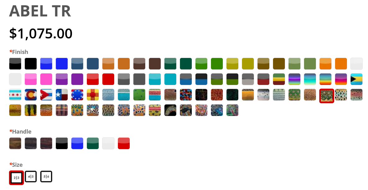 ABEL TR 2/3 Native Brook Trout Fly Fishing Reel