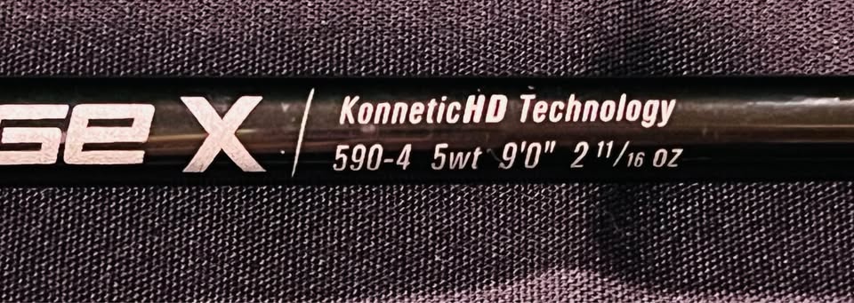 Sage X 5wt 9’0” (500-4) Fly Fishing Rod