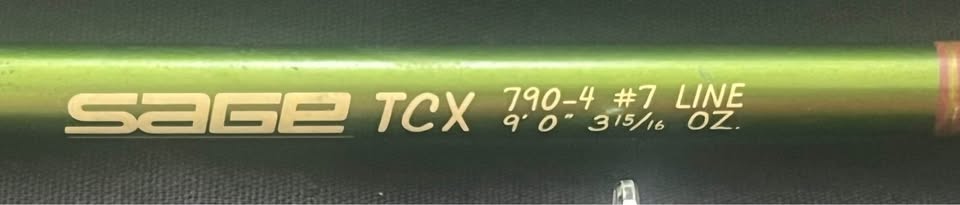 Sage TCX 7wt 9’0” (790-4) Fly Fishing Rod