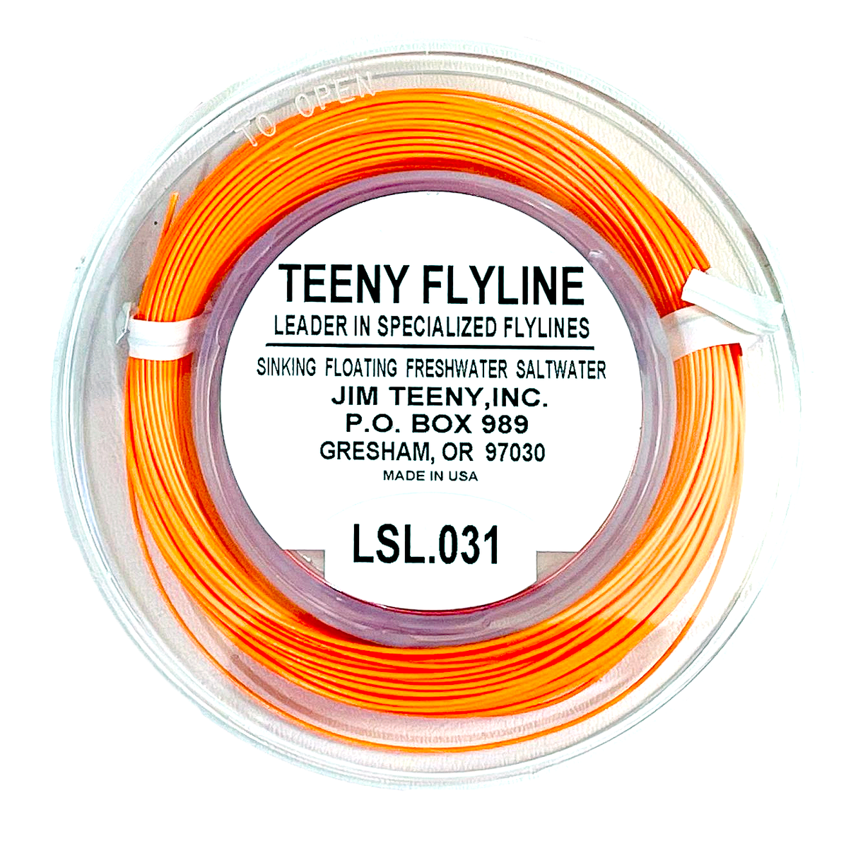 TEENY Level Shooting Fly Line .031" - Fintek