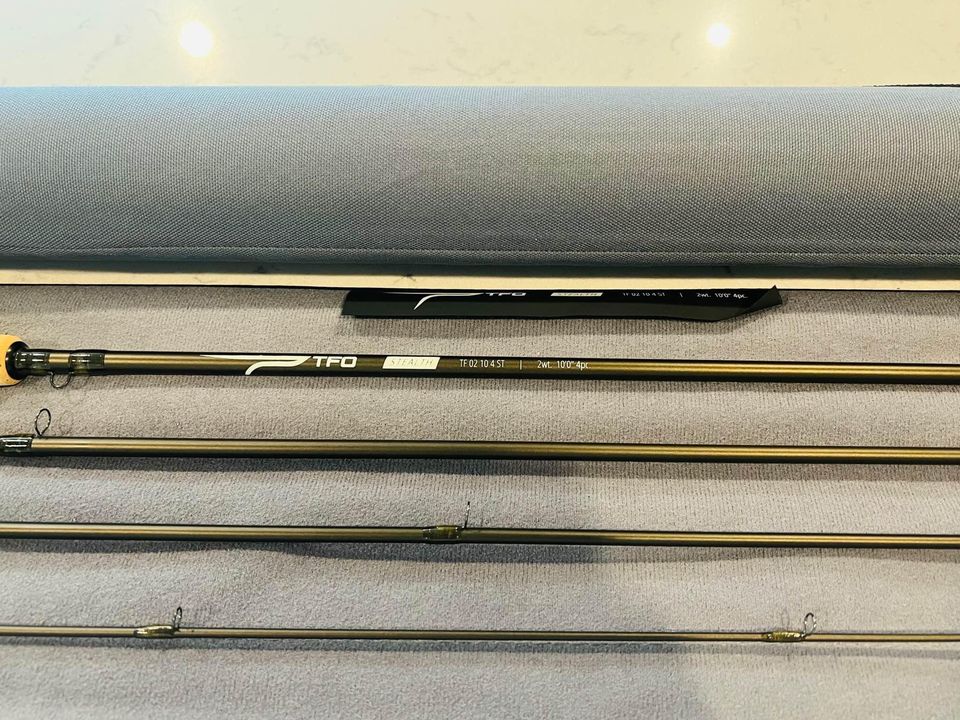 TFO Stealth 2wt 10'0 (2100-4) Euro Nymphing Fly Rod
