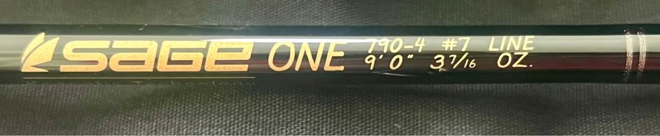 Sage ONE 7wt 9’0” (790-4) Fly Fishing Rod