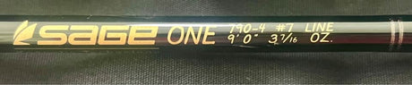 Sage ONE 7wt 9’0” (790-4) Fly Fishing Rod