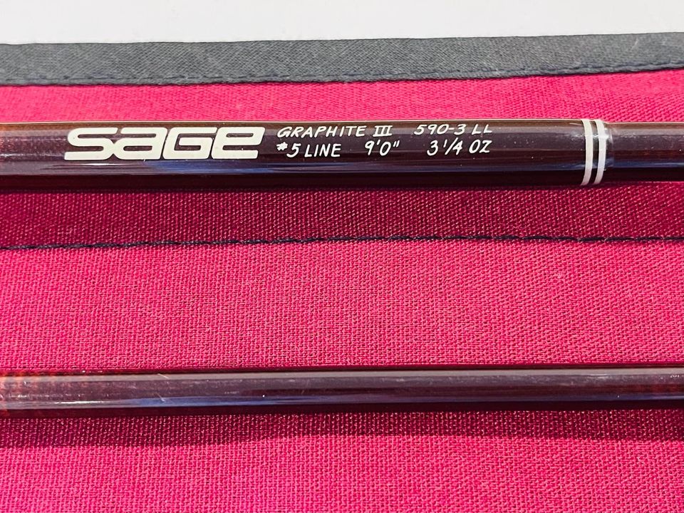 SAGE GFL 590 LL 590LL 590-3 (Light Line) Fly Rod Graphite III