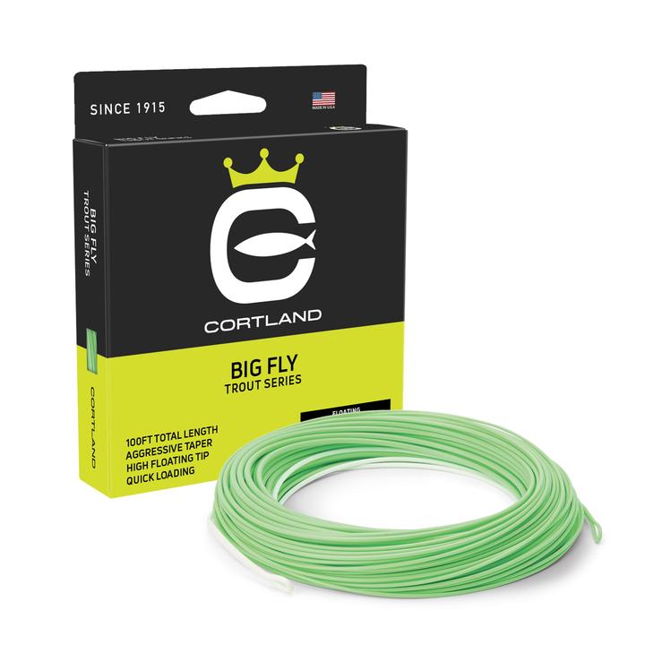 Cortland Big Fly Trout Fly Line - White/Light Green - WF6F